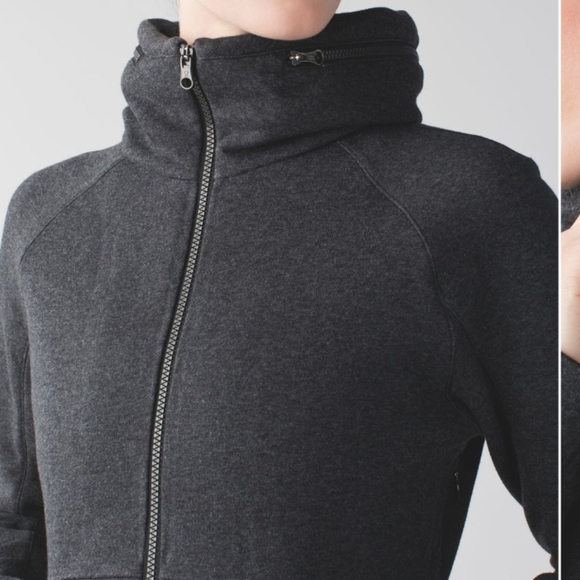 Lululemon &go Destination Hoodie Heathered Black / Black - Picture 4 of 10